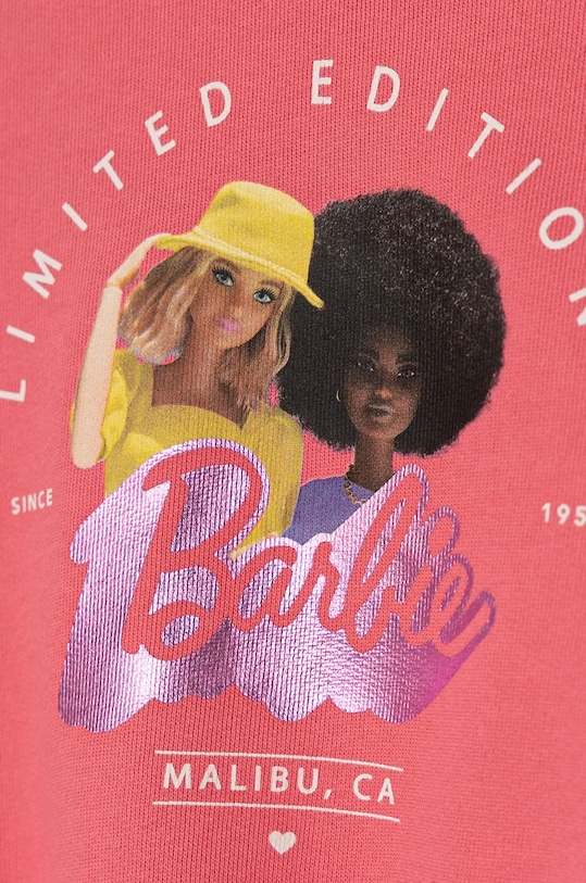 Хлопковая толстовка для малышей United Colors Of Benetton, розовый — фото 3