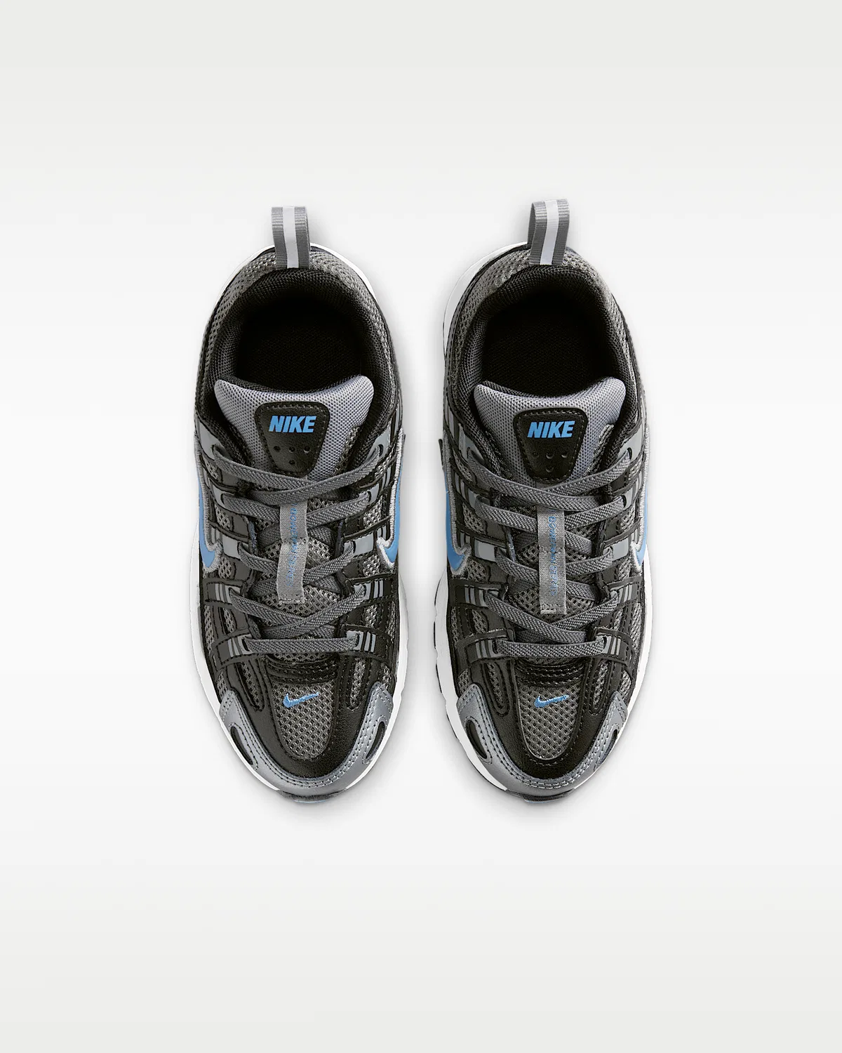 Детские кроссовки Nike P-6000, Smoke Grey/Black/Platinum Tint/Dutch Blue — фото 4