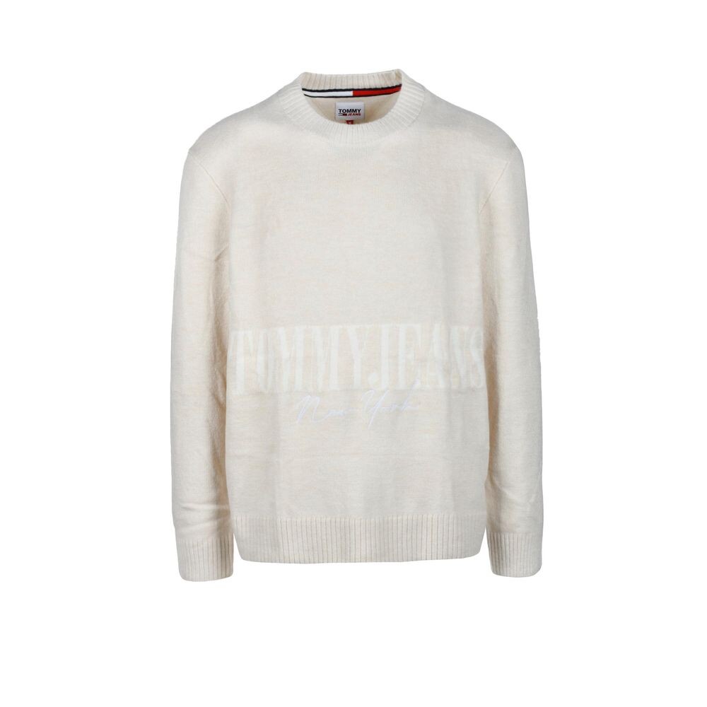 

Бежевый акриловый свитер Tommy Jeans