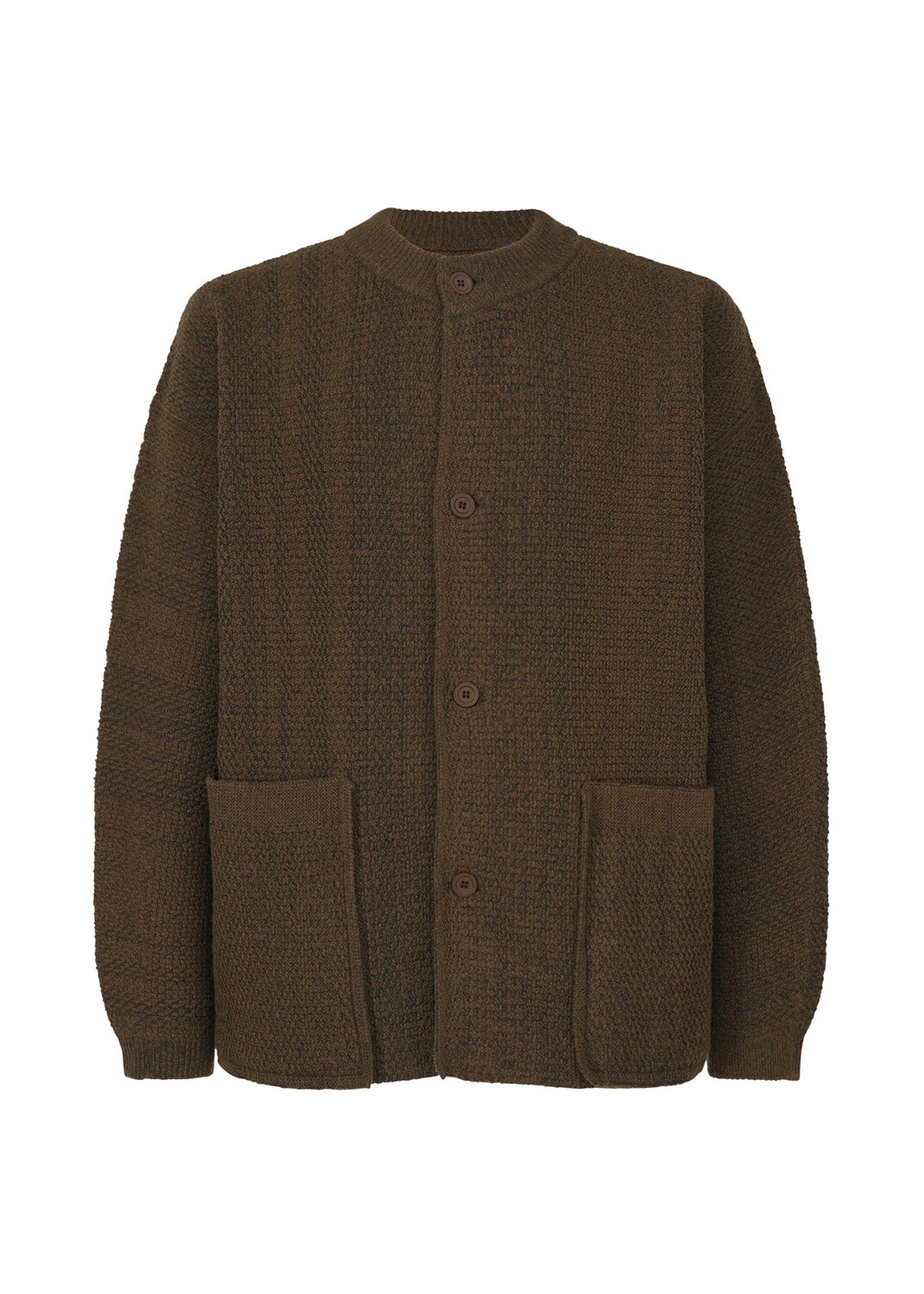 

Кардиган rustic knit Homme Plissé Issey Miyake, коричневый