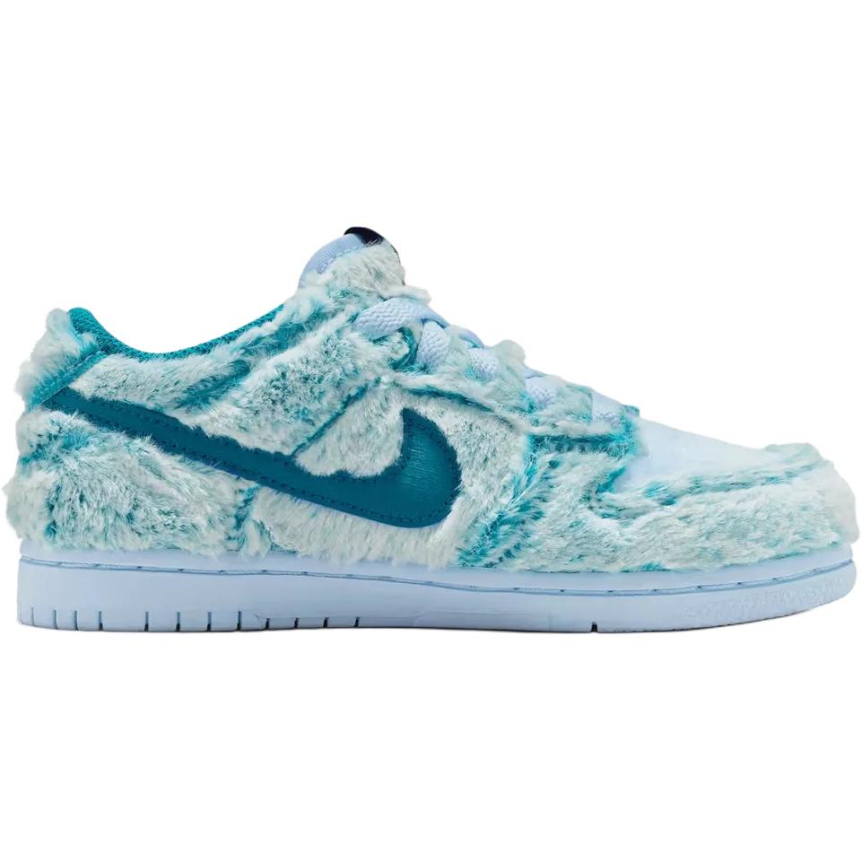Детские баскетбольные кроссовки Dunk Low Nike, синий — фото 2