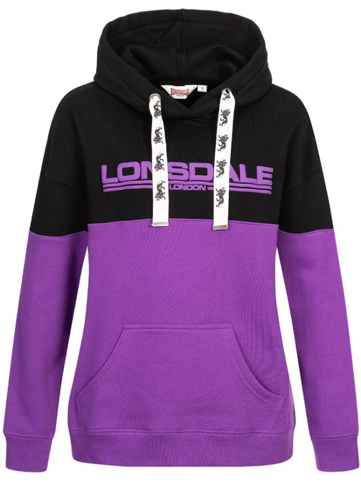 

Толстовка с капюшоном Lonsdale, фиолетовый