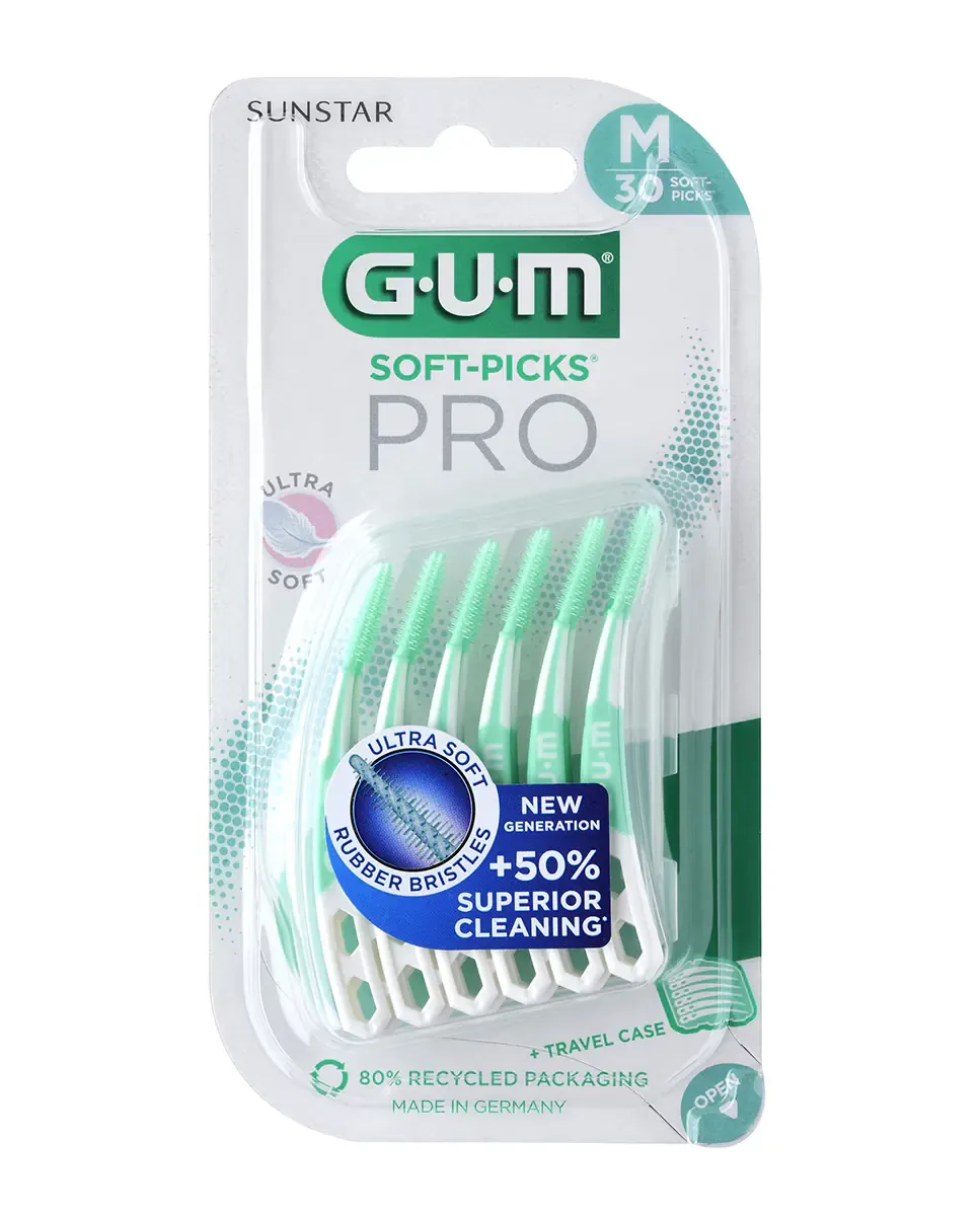 30 Межзубных Зубных Щеток Soft-Picks Pro Medium Gum