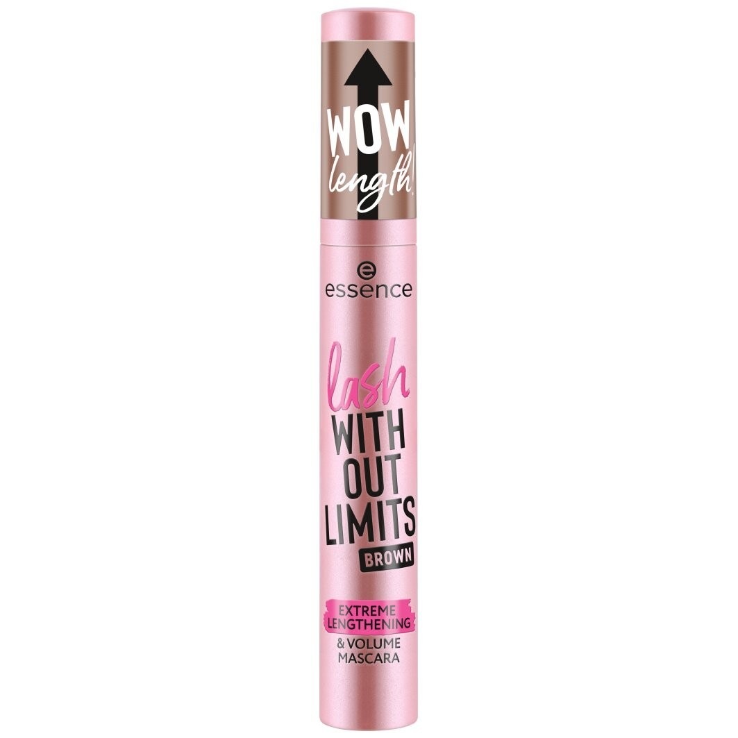 Тушь для ресниц lash without limits extreme lenghtening & volume Essence, 02 - brown, объем 13 мл — фото 2