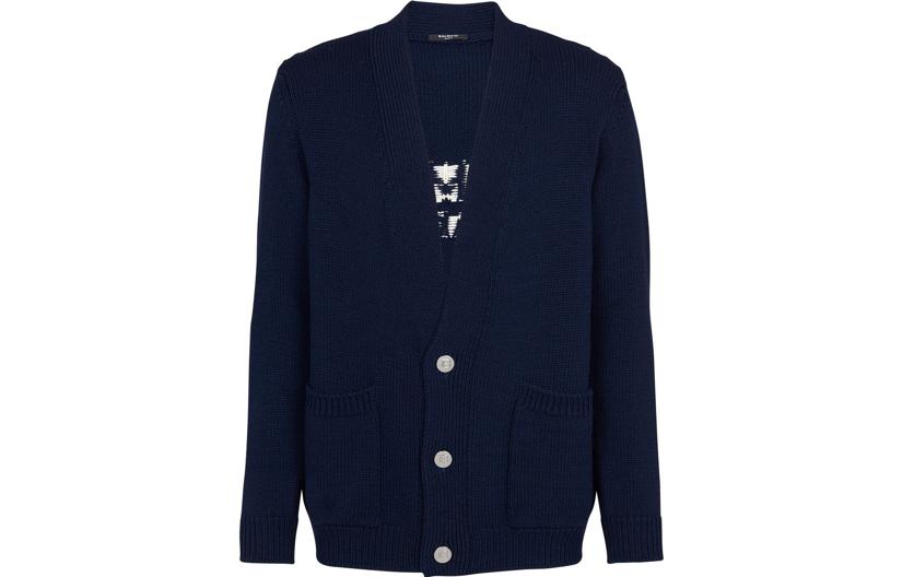 

Джемпер мужской, цвет морской волны BALMAIN, Marine Blue