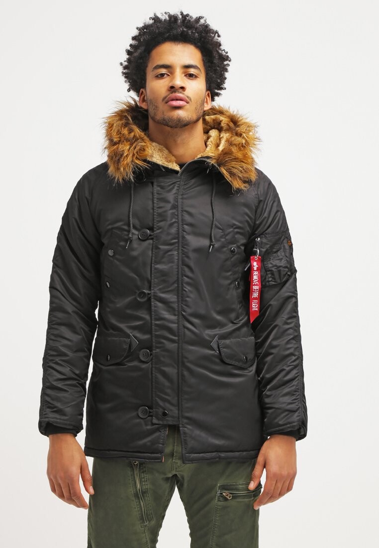 

Зимнее пальто Alpha Industries, черный
