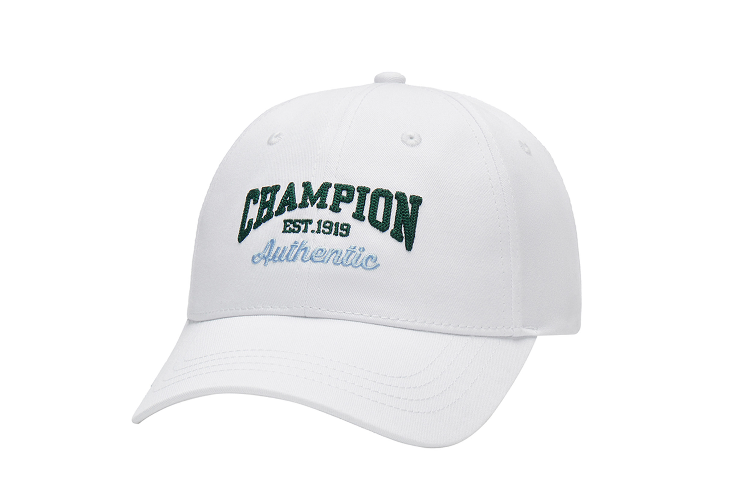 

Champion Хлопковая бейсболка унисекс, Milk White