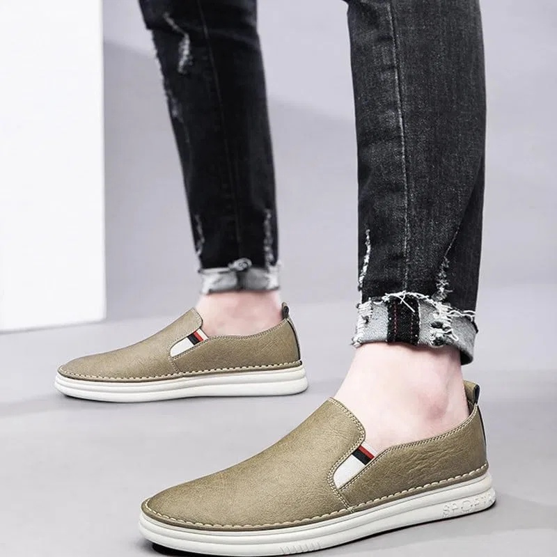 Лоферы повседневные, водонепроницаемые, нескользящие Beige DHFIRUFSHLO — фото 2