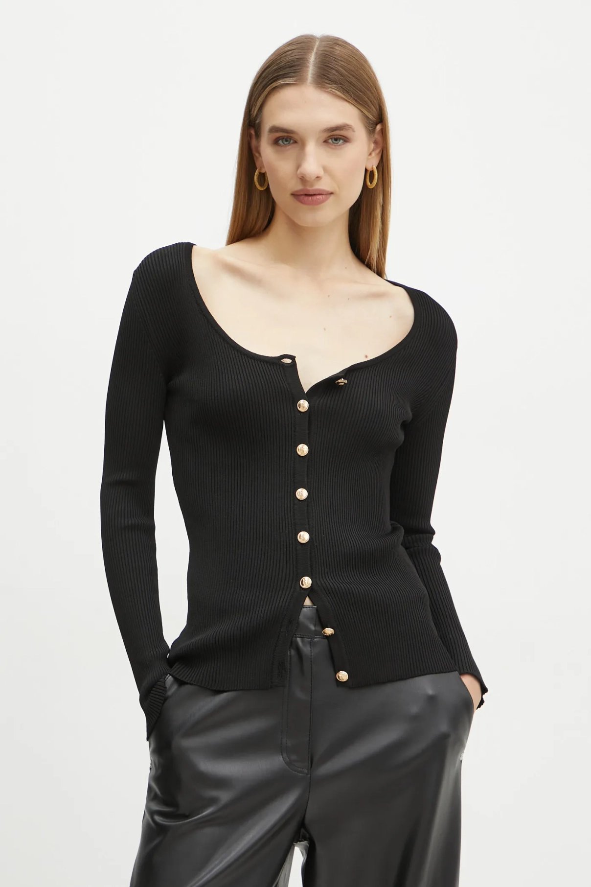 

Кардиган Elisabetta Franchi, черный