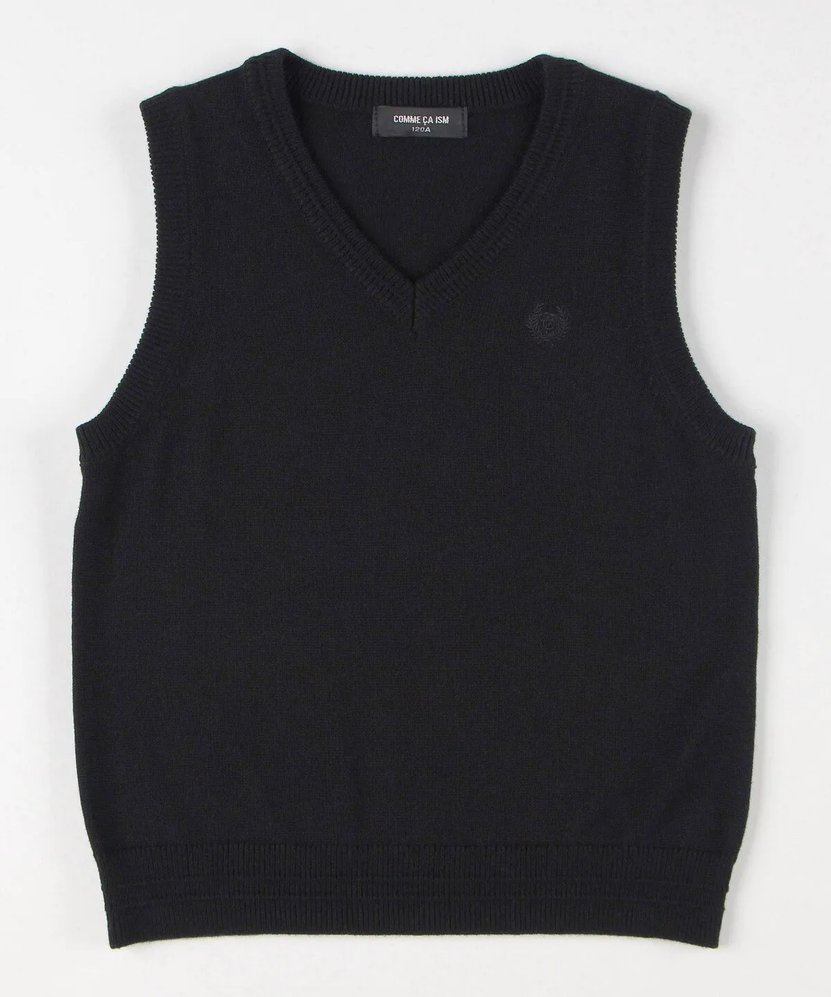 Базовый вязаный жилет (140-160 см) Comme Ca Ism, black