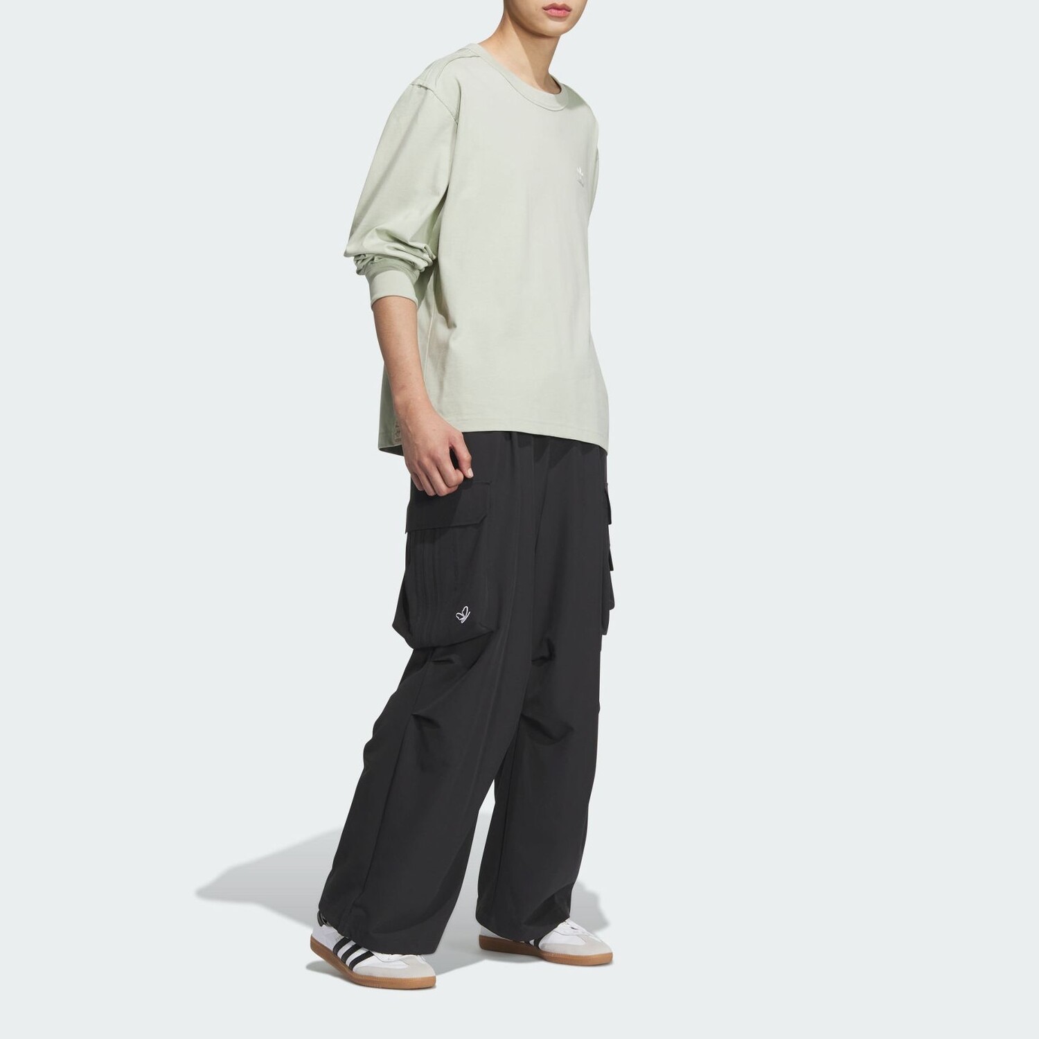 Толстовка TOC унисекс Halo Green Adidas Originals, зеленый — фото 4
