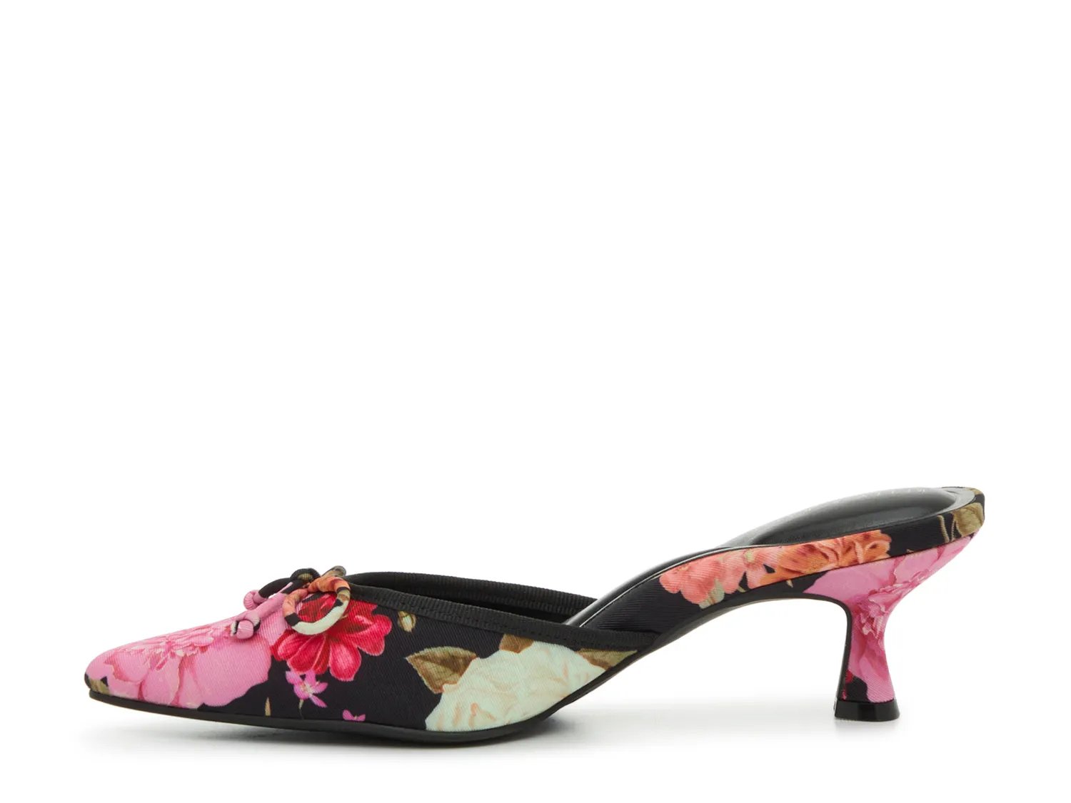Туфли Kelly & Katie Sashia Pump, Black/Pink/Multicolor Floral Print — фото 3