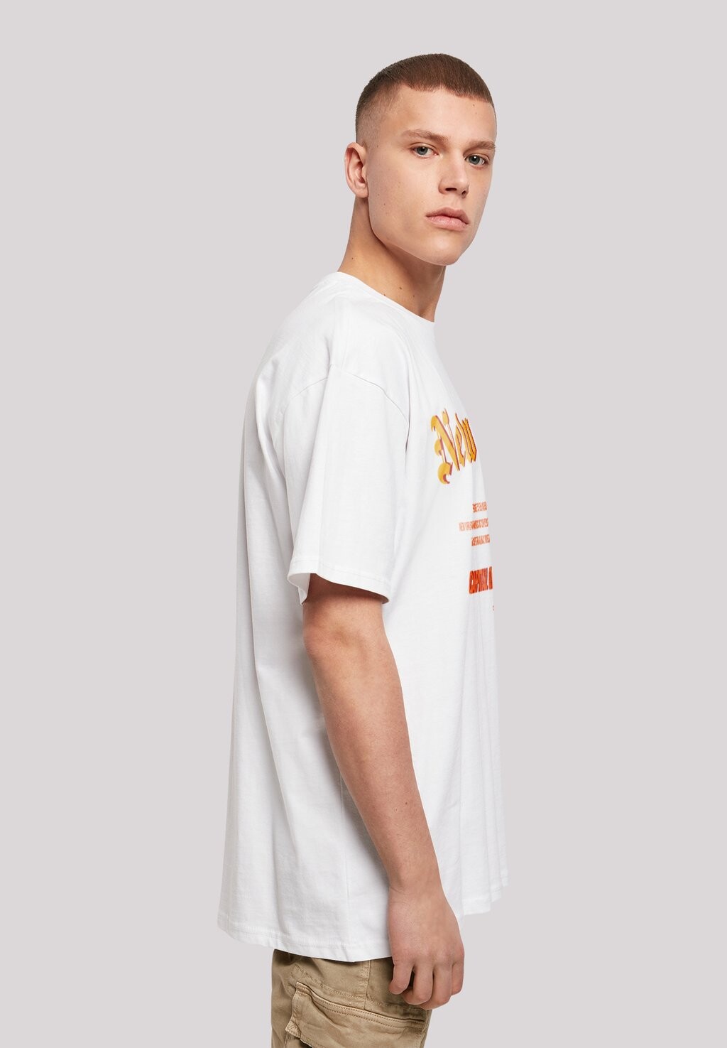 

Футболка с принтом NEW YORK TEE F4NT4STIC, белый