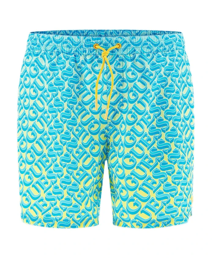 

Плавки-Шорты среднего размера в желтом цвете Guess, мультиколор