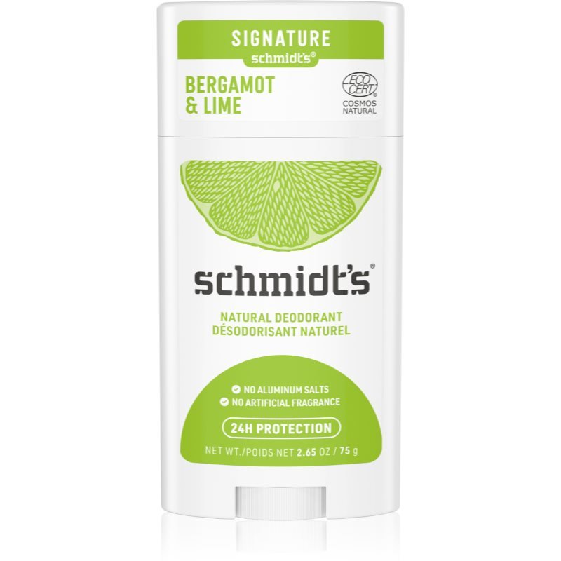 

Перезапуск дезодоранта-стика Schmidt's Bergamot + Lime 75 г