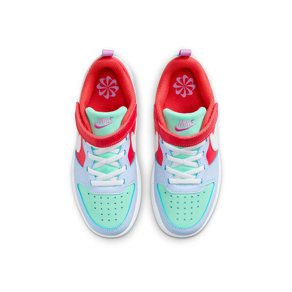 Кроссовки court borough low recraft shoes 'cobalt bliss track red' Nike, синий — фото 4