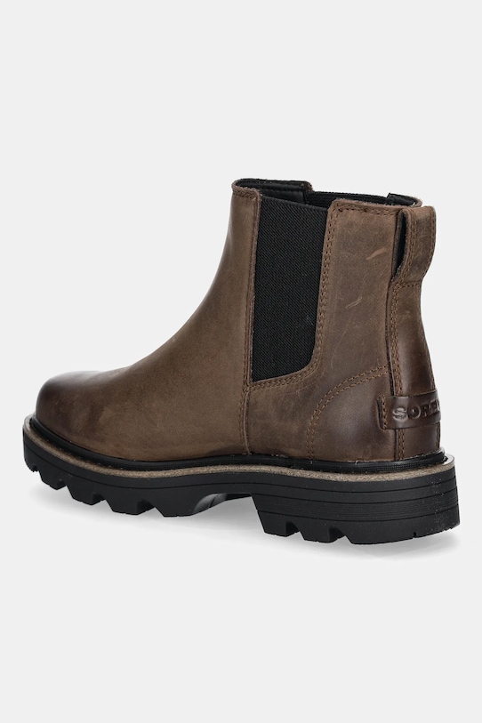 Ботинки челси женские Sorel REVEL RD CHELSEA WP из нубука, коричневый — фото 3