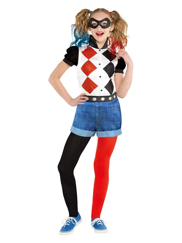 Костюм Harley Quinn Classic, Amscan, черный/красный