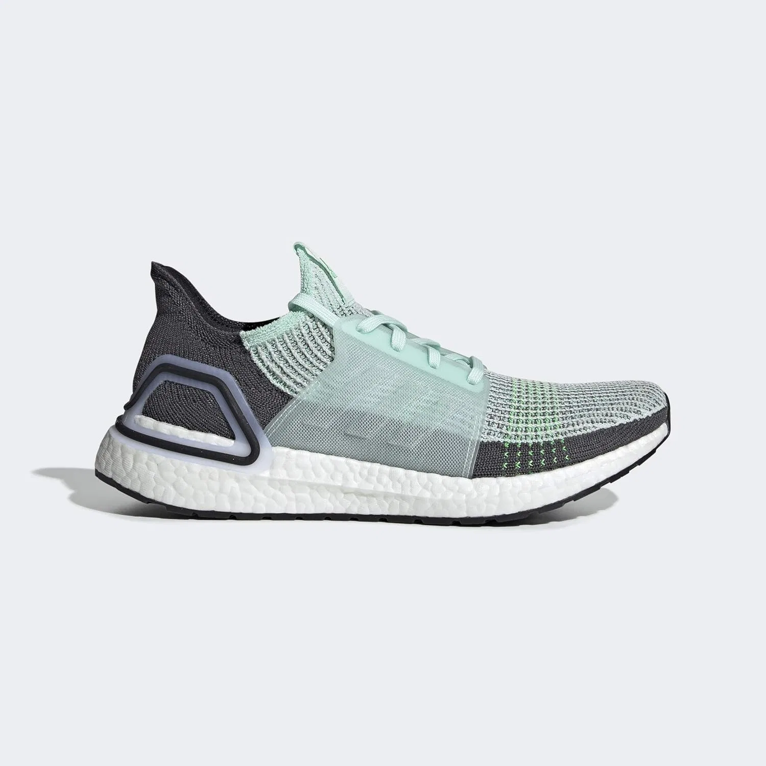Мужские беговые кроссовки Adidas Ultraboost 19, Ice Mint Grey — фото 3