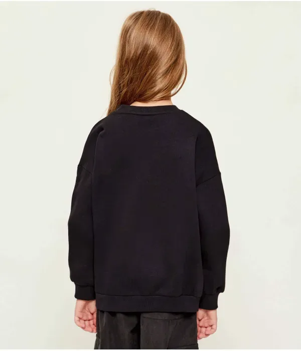 Толстовка loose fit Guess, черный — фото 3