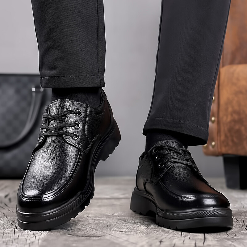 Мужские туфли EGCHI Men's Casual Shoes Men Mid-Top — фото 2
