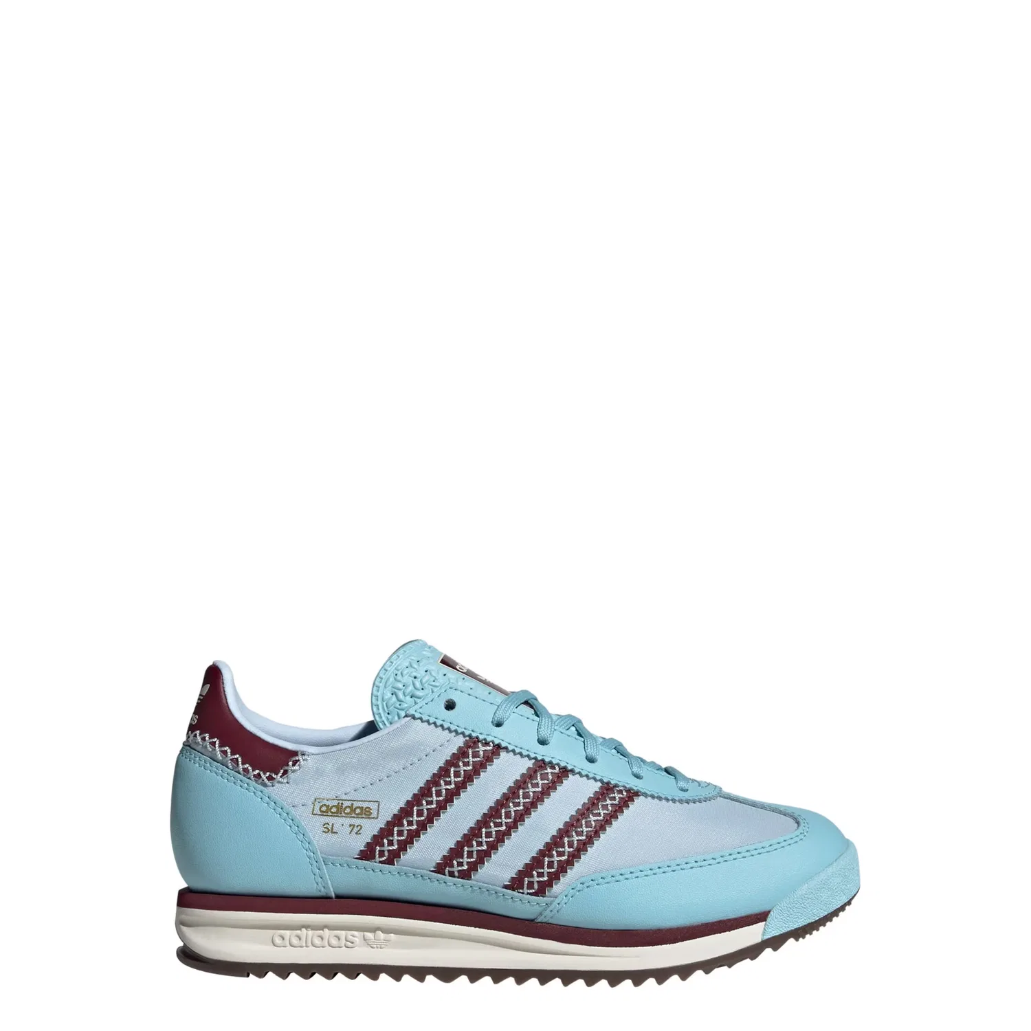 Кроссовки Adidas Originals SL 72 RS светло-голубого цвета — фото 2