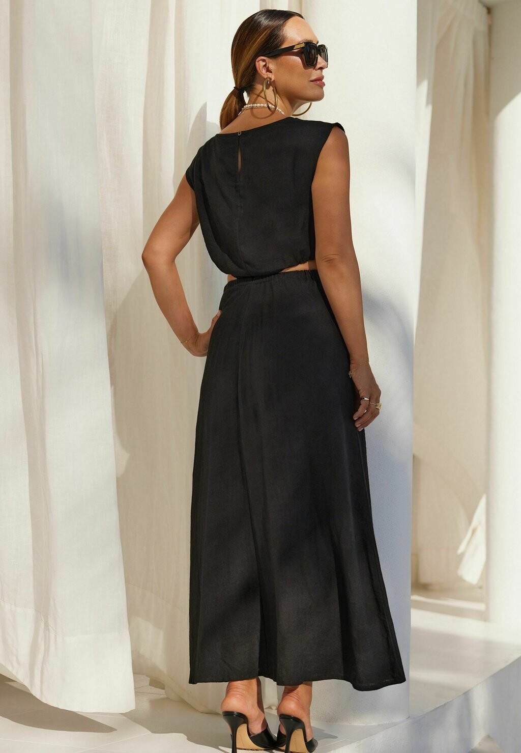 

Платье макси CUT OUT REGULAR FIT Myleene Klass, черный