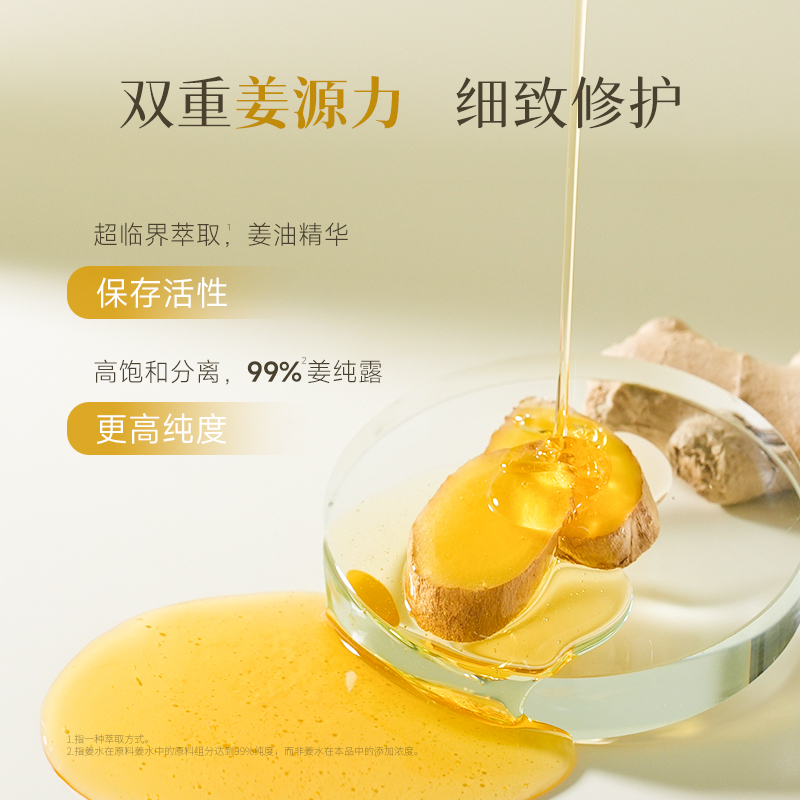 Шампунь для контроля жирности Ginger Oil Control, придающий объем, бережное восстановление, стойкий аромат, 80 мл FicceCode — фото 4