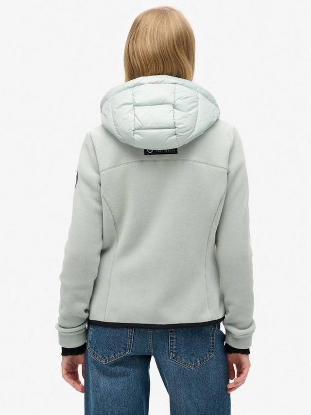 Штормовая флисовая куртка с капюшоном Superdry, цвет Puritan Grey — фото 4