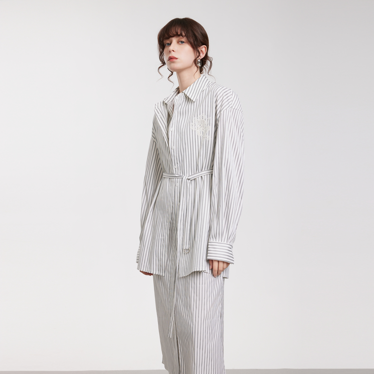 

Женское платье с длинными рукавами ELLE, stripes