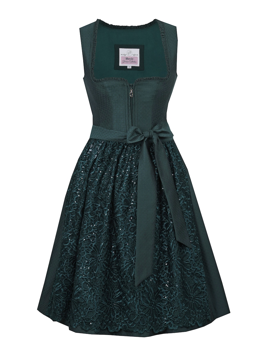 

Широкая юбка в сборку MARJO Heroldsbach, темно-зеленый