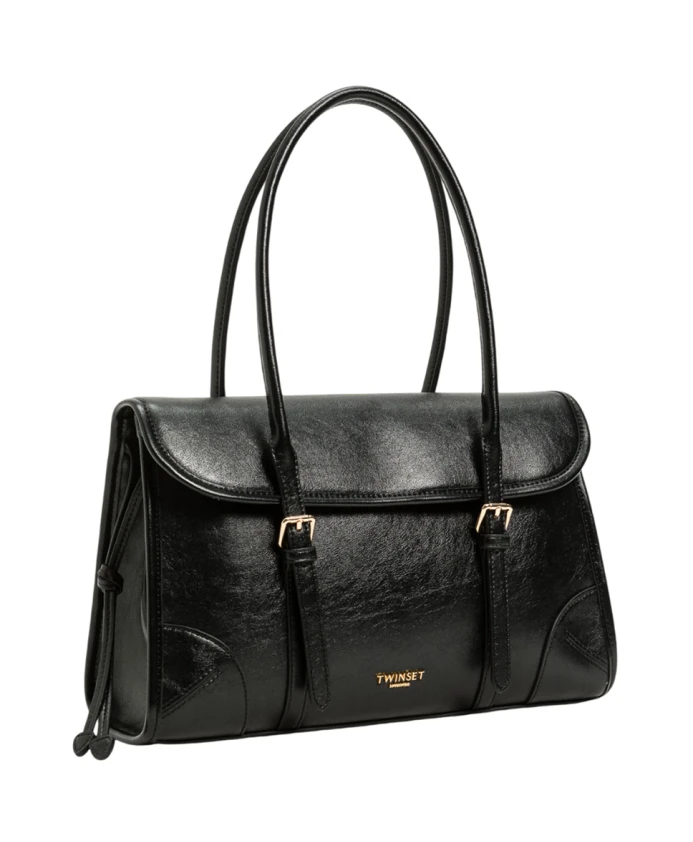 

Элегантная черная сумка через плечо Twinset, черный