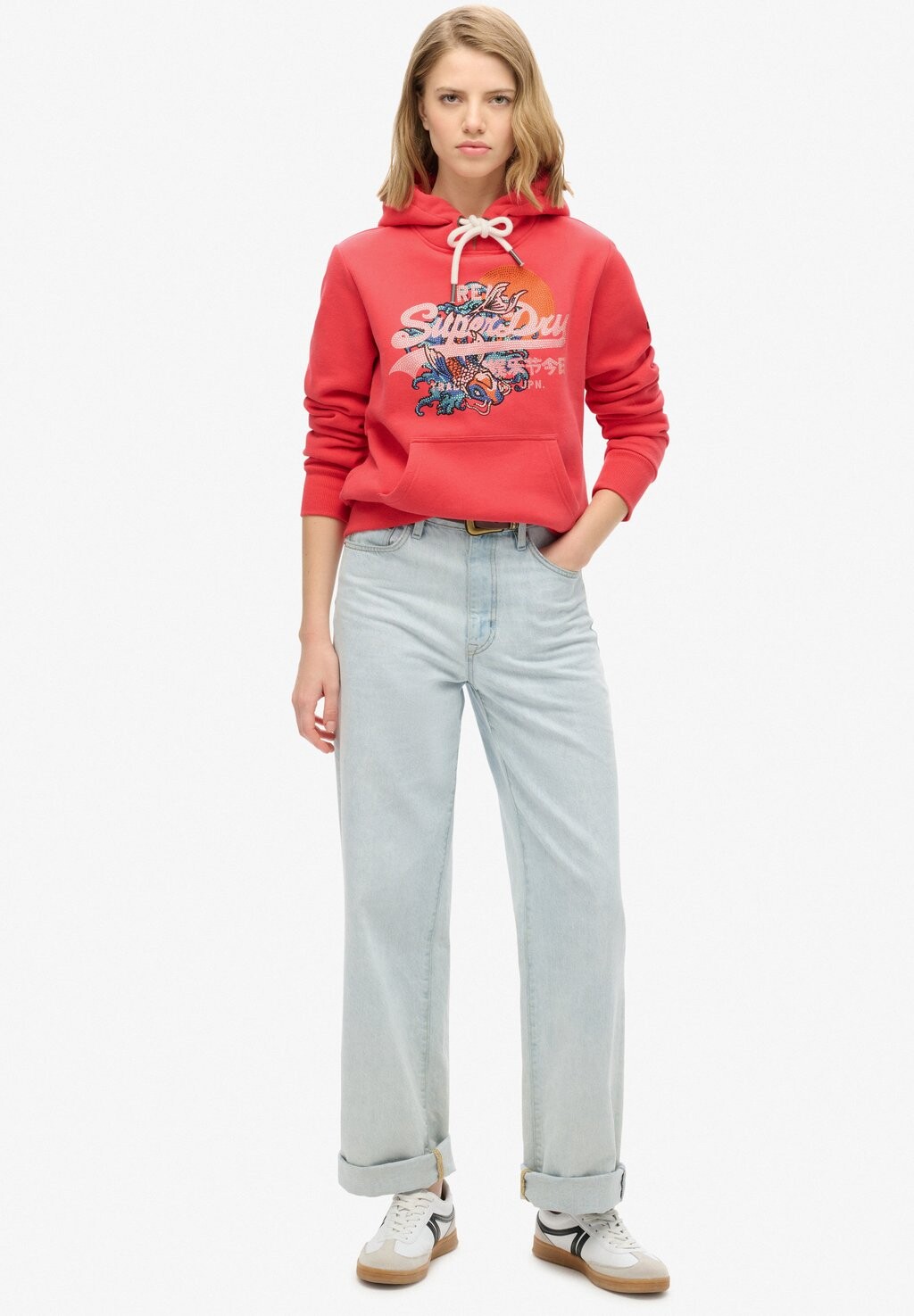 

Толстовка с капюшоном TOKYO VINTAGE LOGO GRAPHIC Superdry, красный