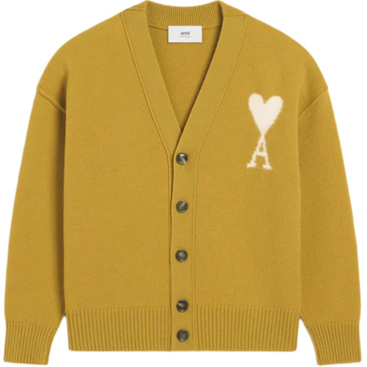 

Кардиган Ami Paris Ami De Coeur AMIPARIS, желтый