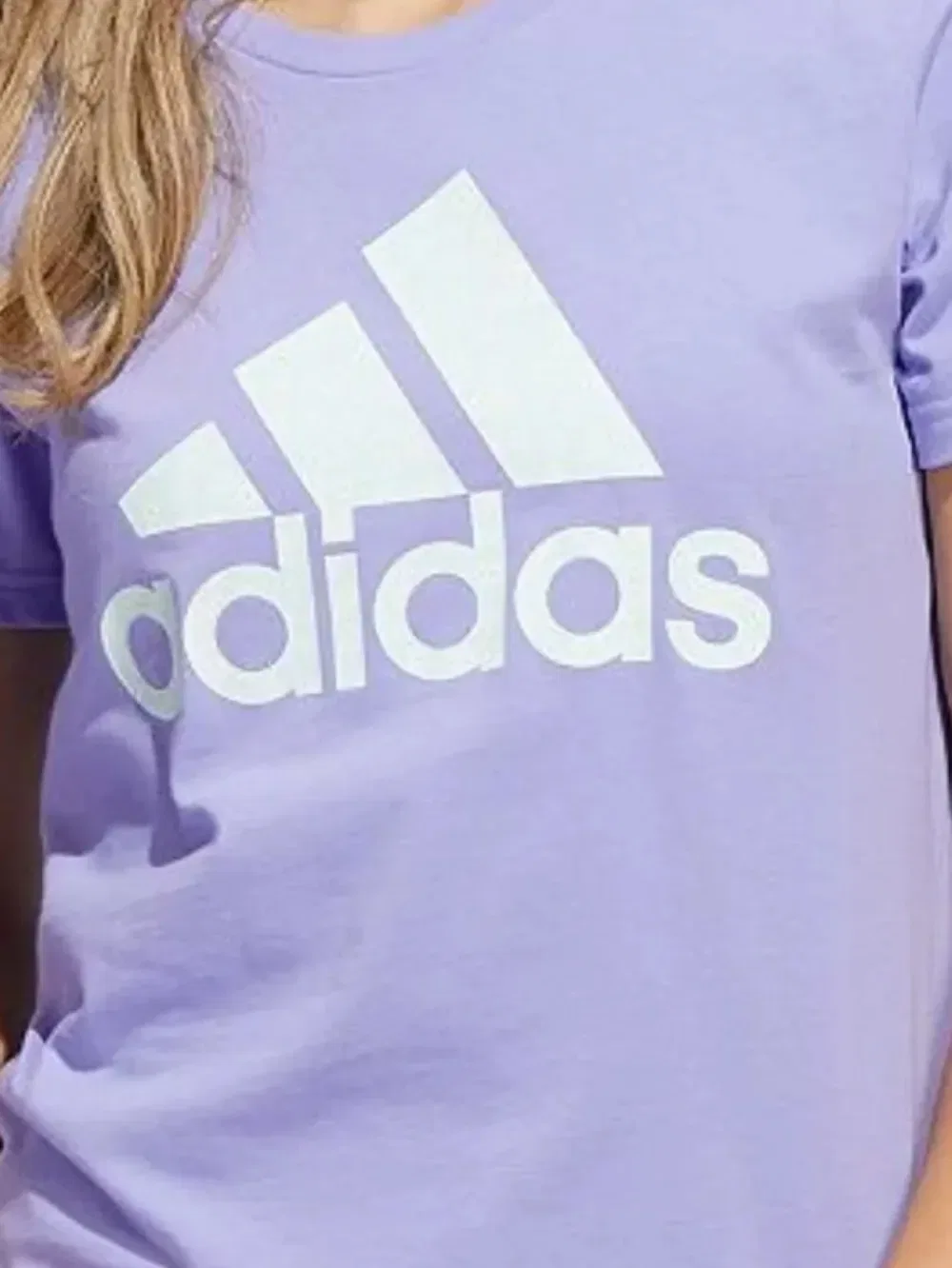 Футболка с цветочным принтом Adidas, фиолетовый — фото 2