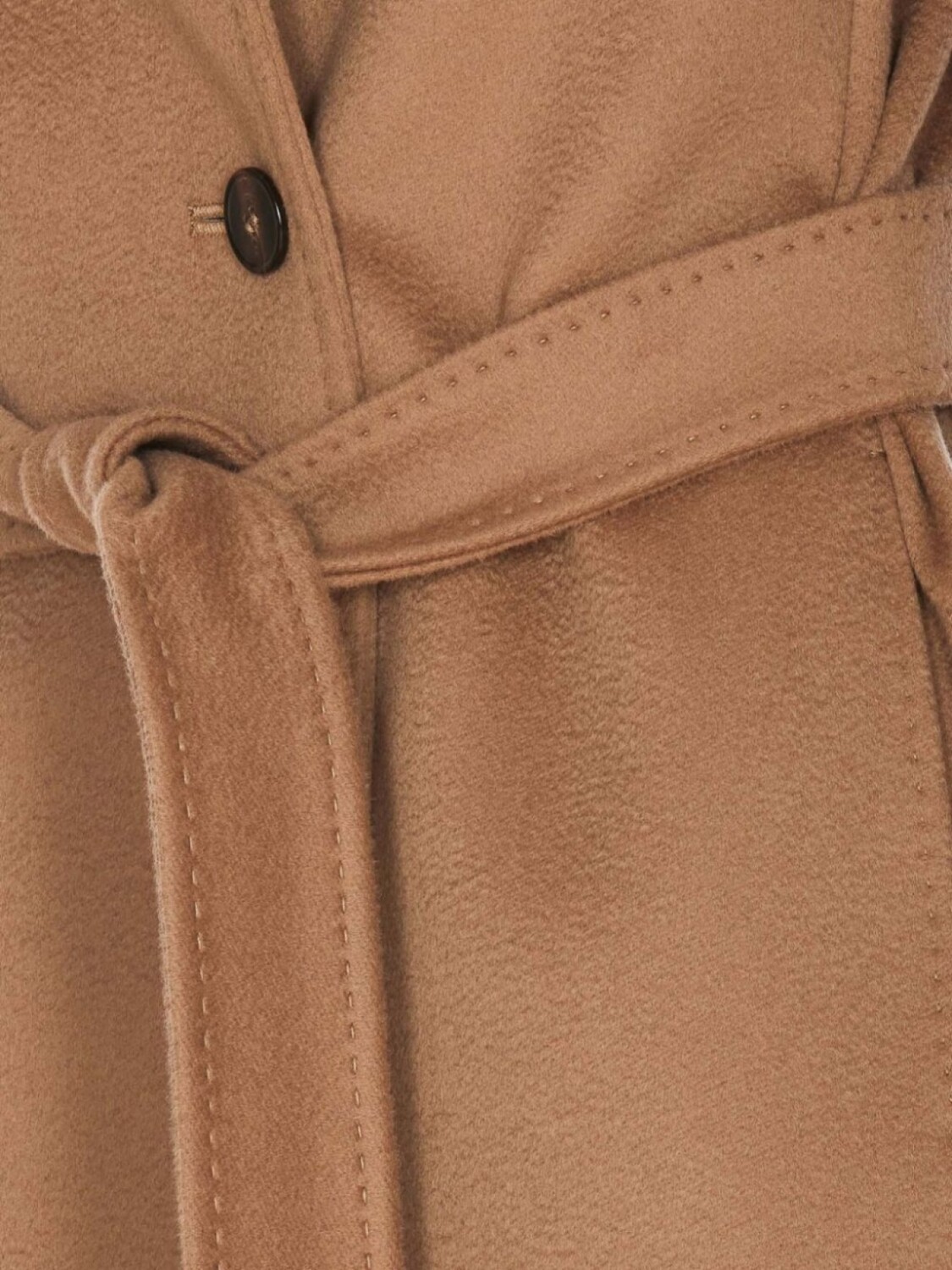 

Двубортное шерстяное пальто Max Mara, коричневый