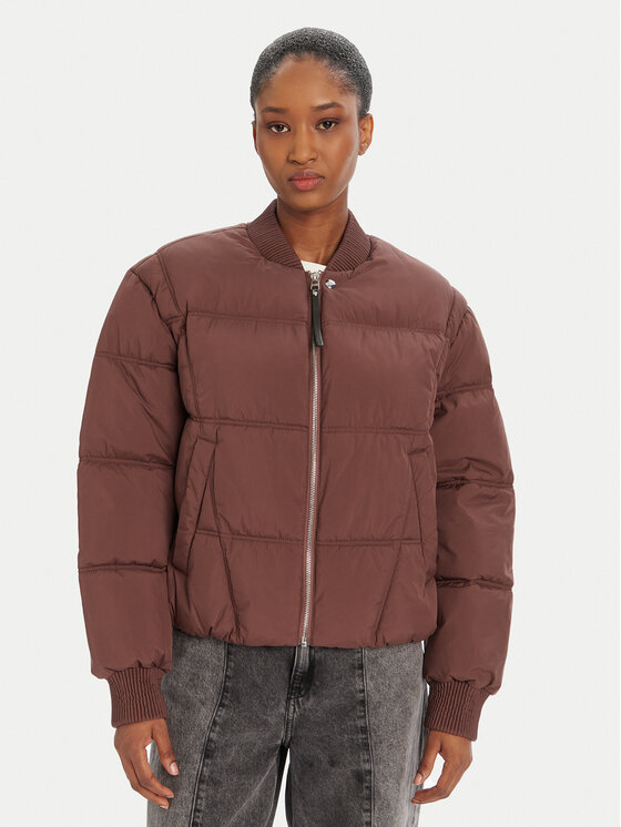 

Демисезонная куртка relaxed fit Federella-1 50540265 Hugo, коричневый