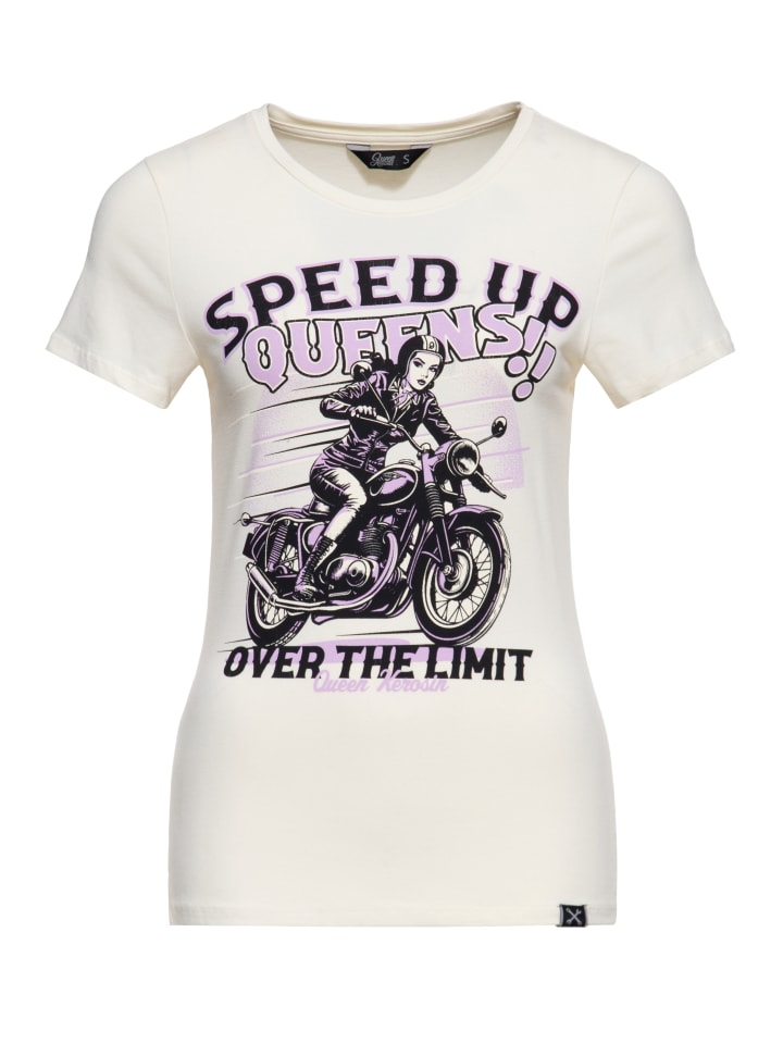 

Футболка Queen Kerosene Speed Up Queens! в оттенке бежит Queen Kerosin, Розовый, Футболка Queen Kerosene Speed Up Queens! в оттенке бежит Queen Kerosin