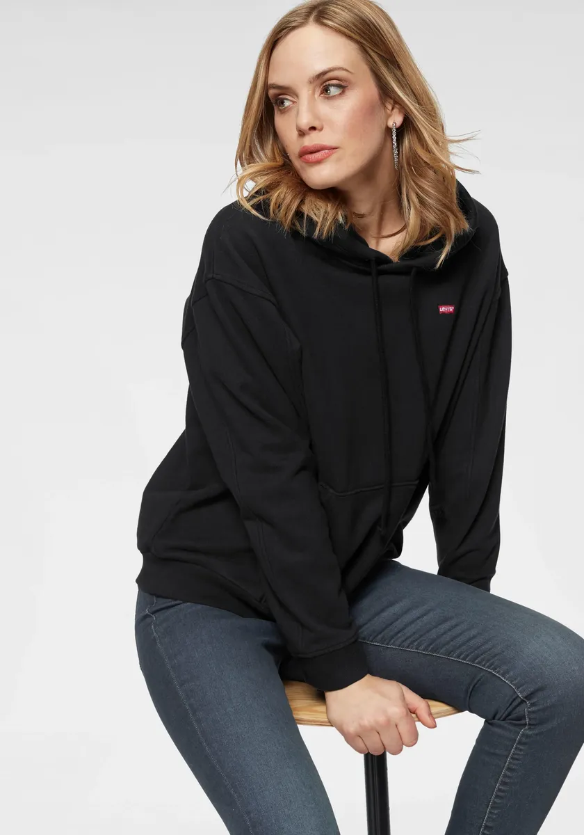 

Толстовка Levi's с капюшоном "Standard Hoodie" с логотипом бренда, черный