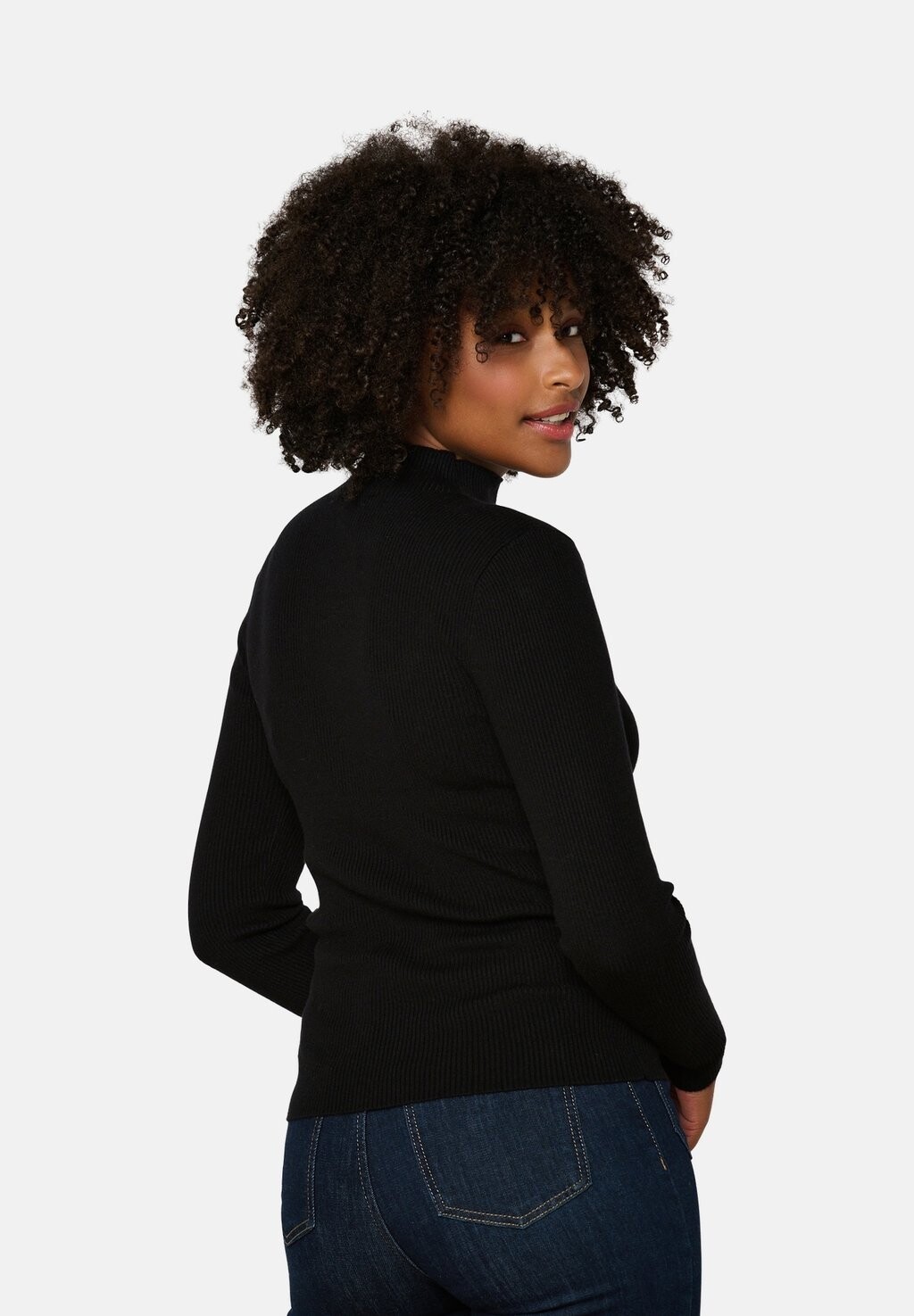 

Джемпер WITH MOCK NECK LolaLiza, черный