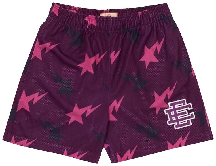 

Шорты Eric Emanuel x BAPE Miami Basic Short 'Purple/Pink', фиолетовый