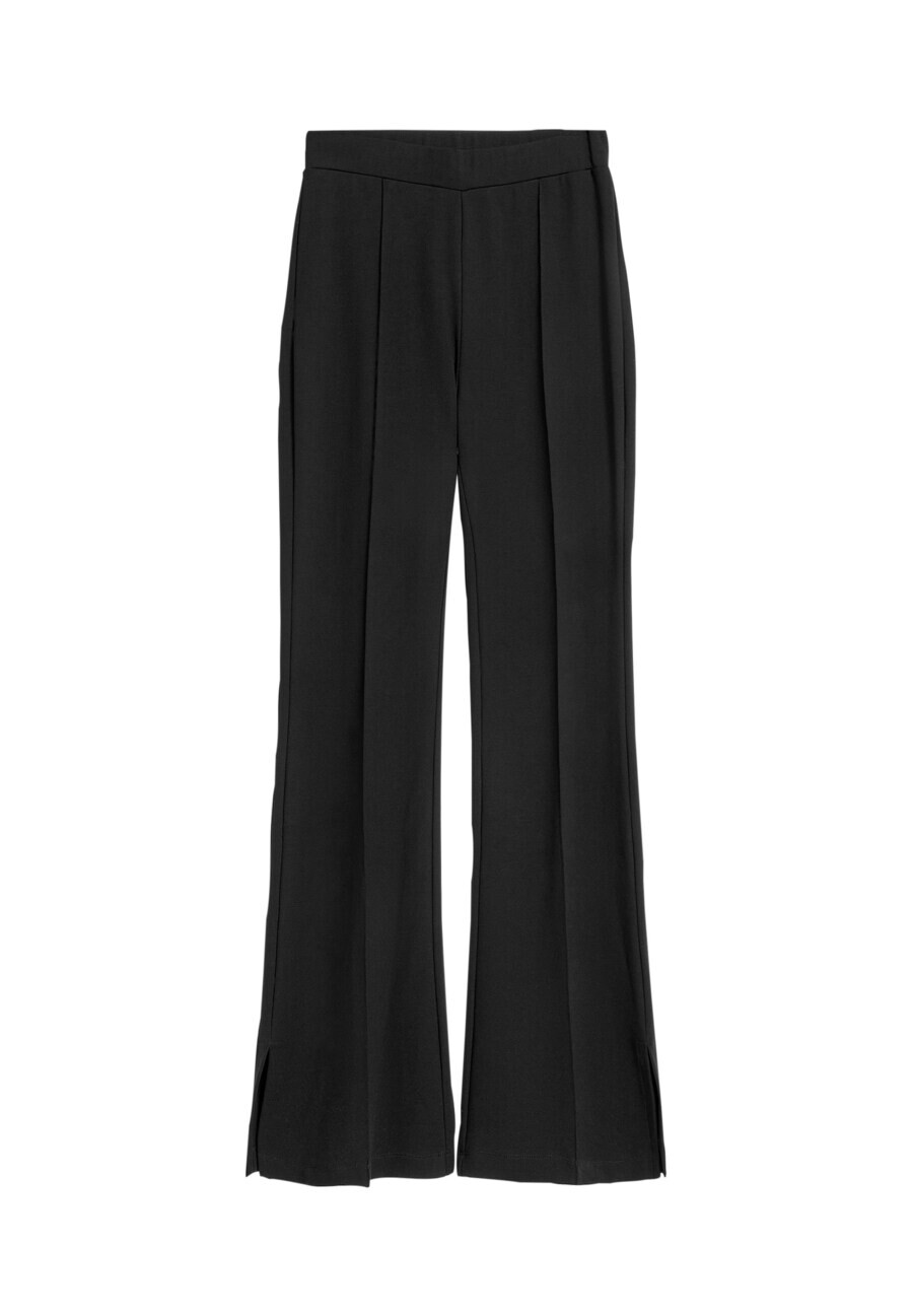 

Брюки ARMEDANGELS Flared Pleated Pants LEYLAARI SLIT HEM, черный