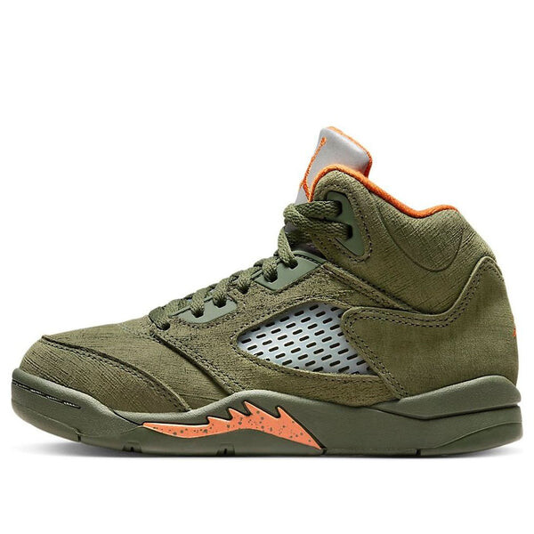 

Кроссовки 5 ретро Air Jordan, зеленый