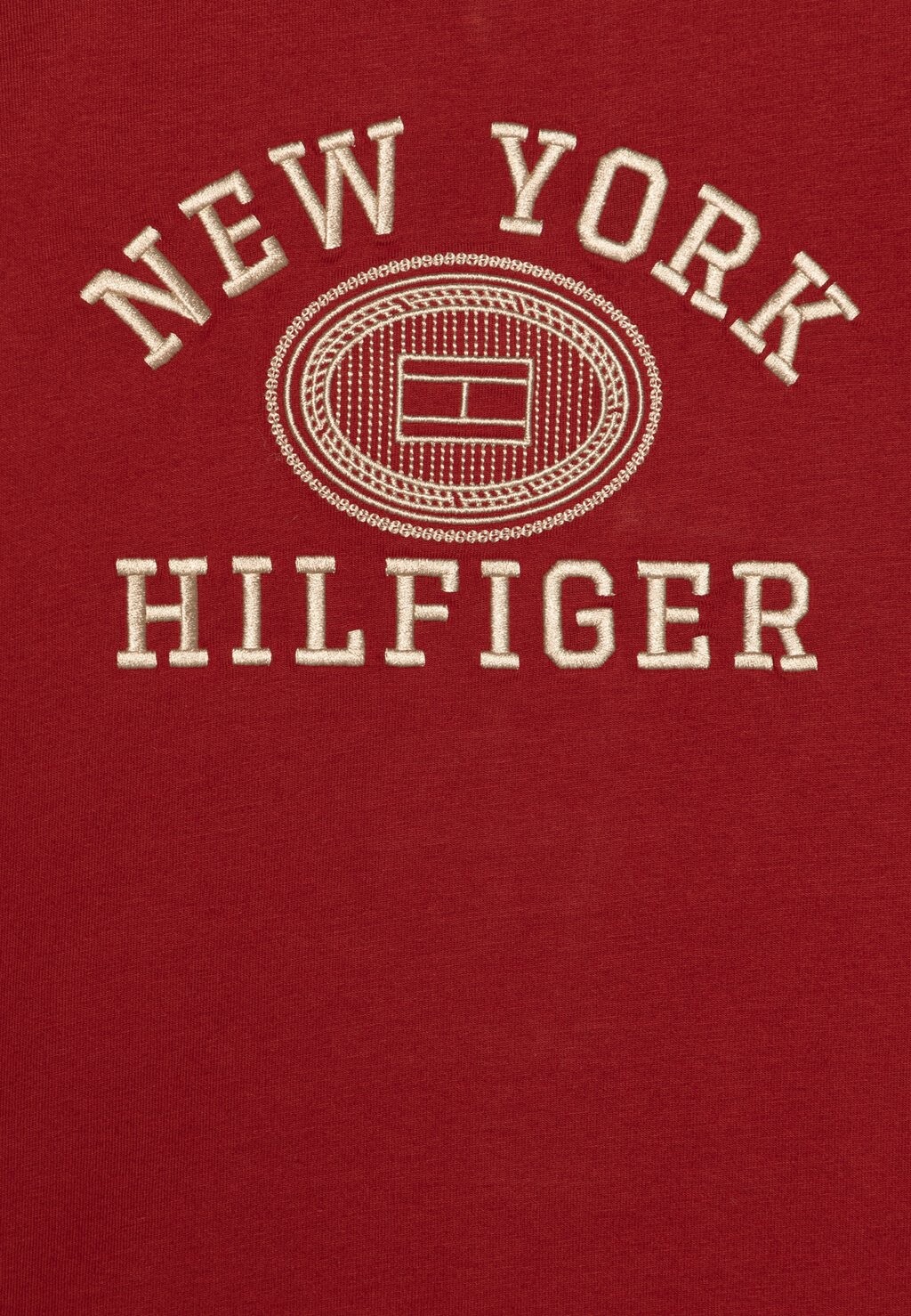 

Футболка MONOTYPE EMBROIDERY TEE Tommy Hilfiger, темно-красный