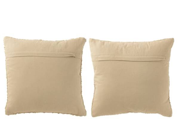 

Подушка J-LINE BLK COGNAC (2 шт), 45x45x45 см, бежевый