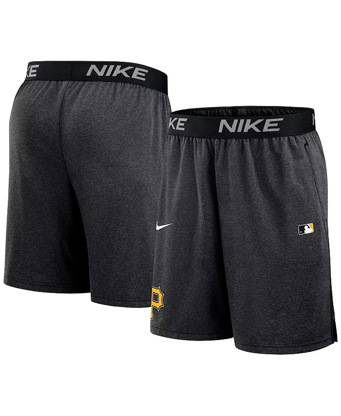 

Мужские черные шорты Pittsburgh Pirates Authentic Collection Performance Knit Nike