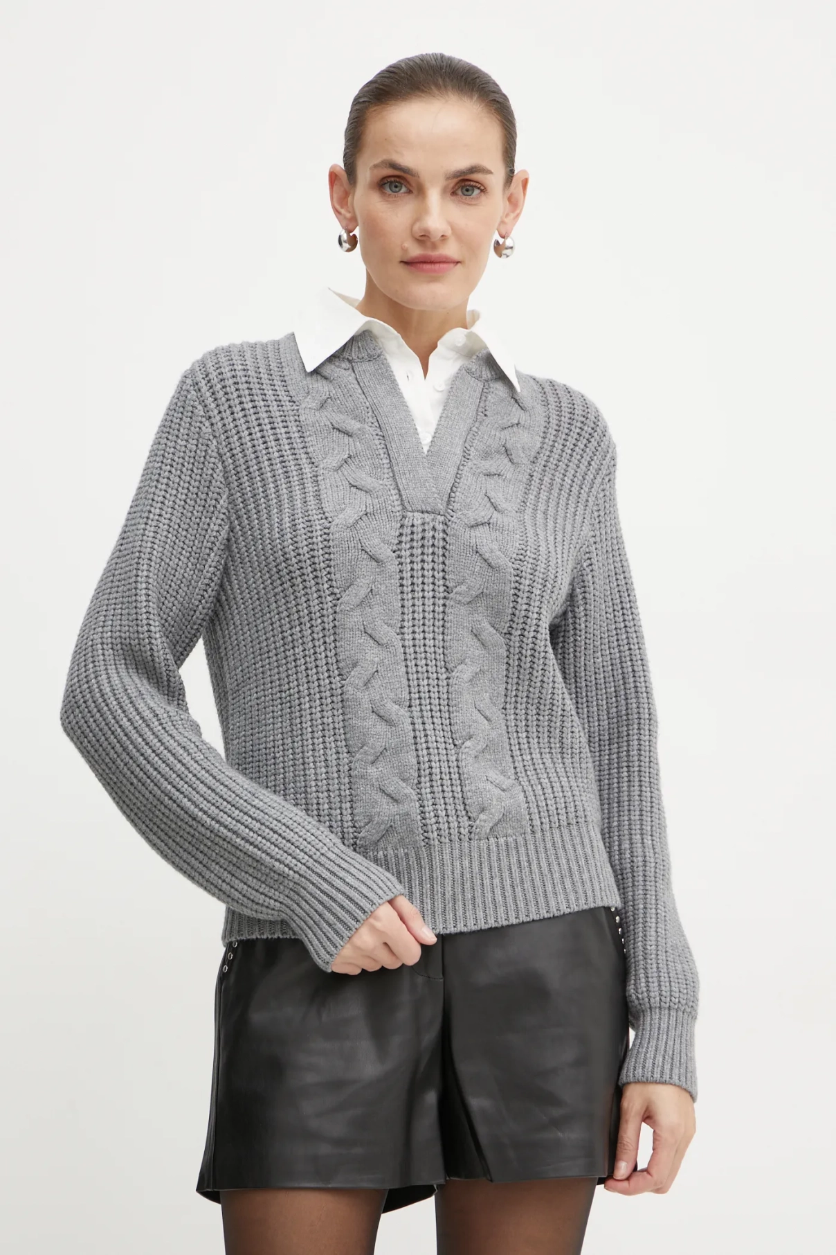 

Свитер MGREY Morgan, серый