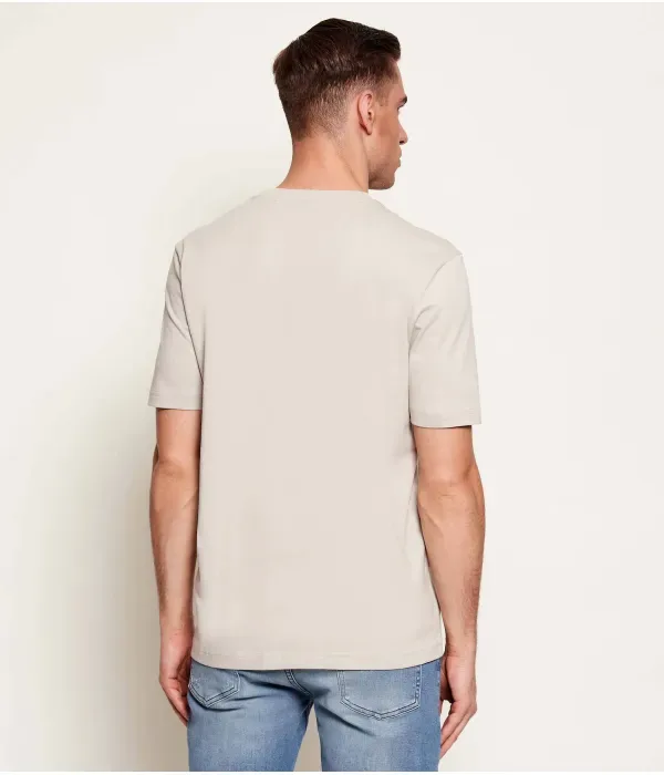 Футболка Te_Insignia regular fit Boss Orange, бежевый — фото 3