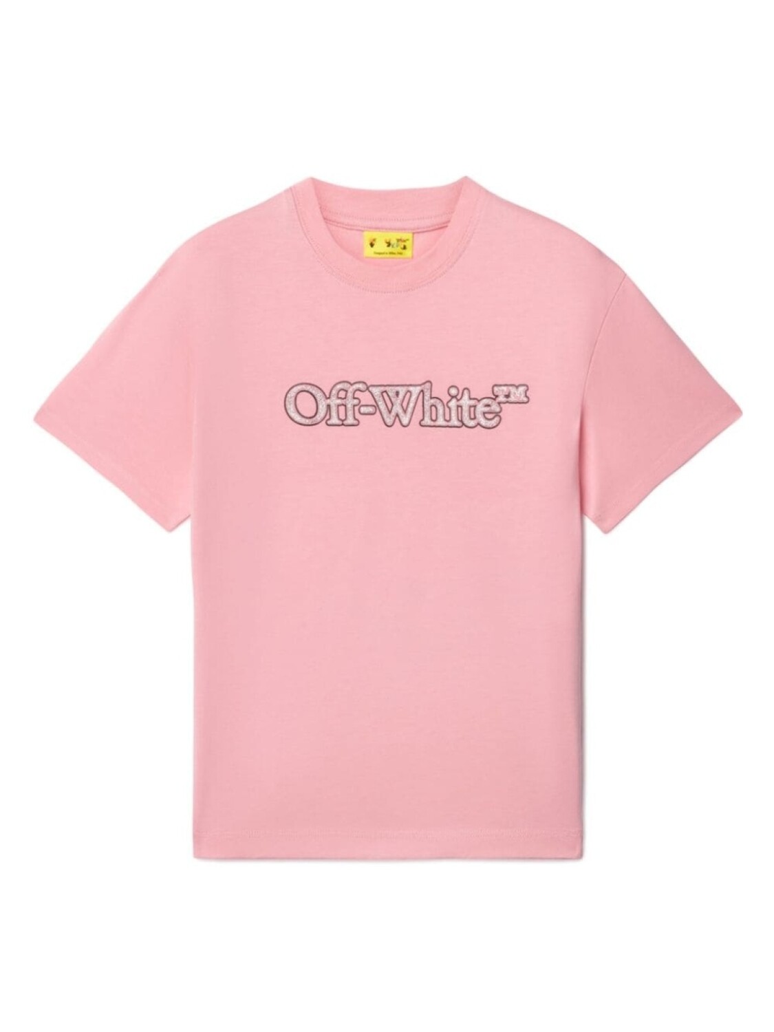 

Off-White Kids футболка Big Bookish, розовый