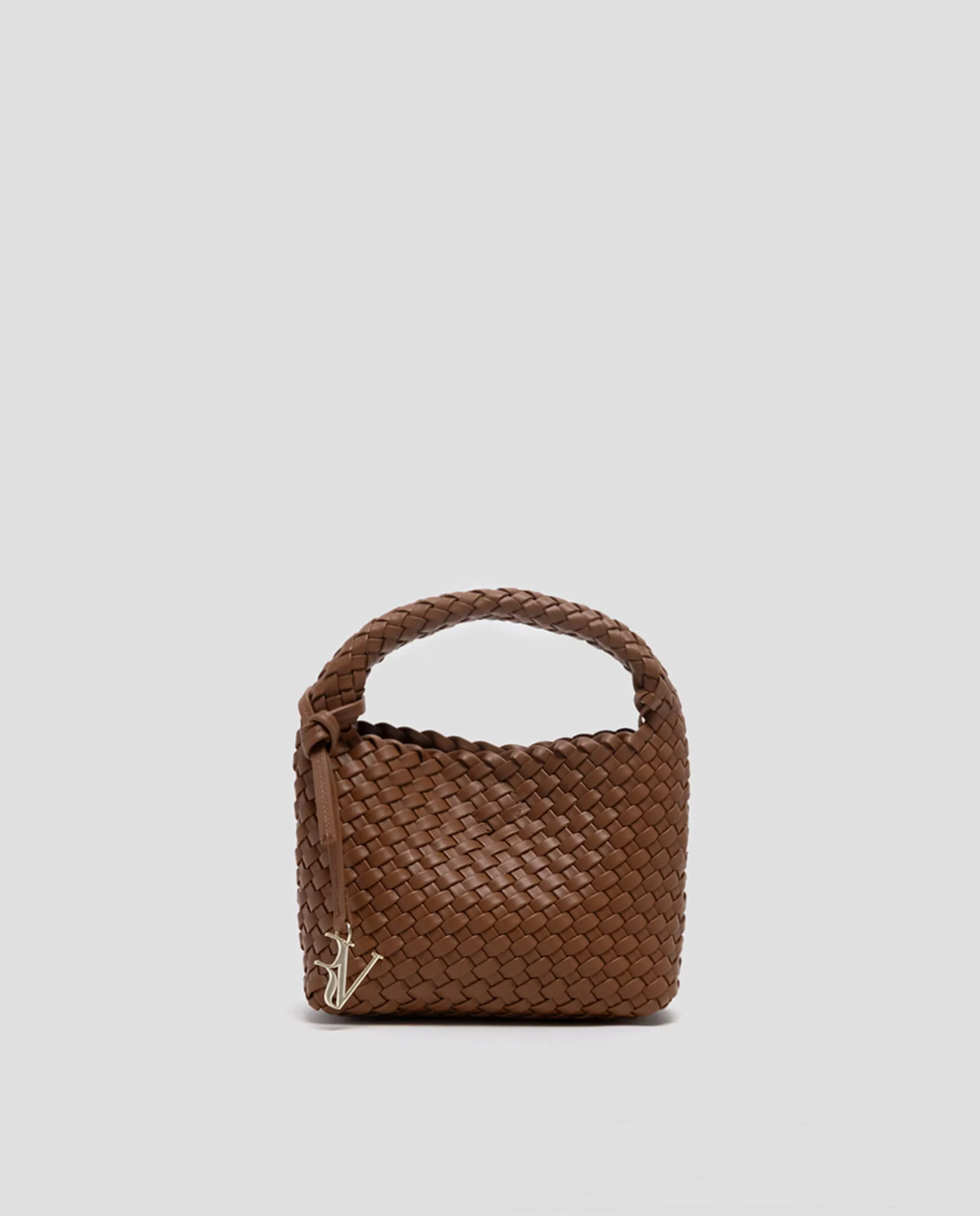 

Женская сумка Paula Clutch из плетеной кожи Roberto Verino, светло-коричневый